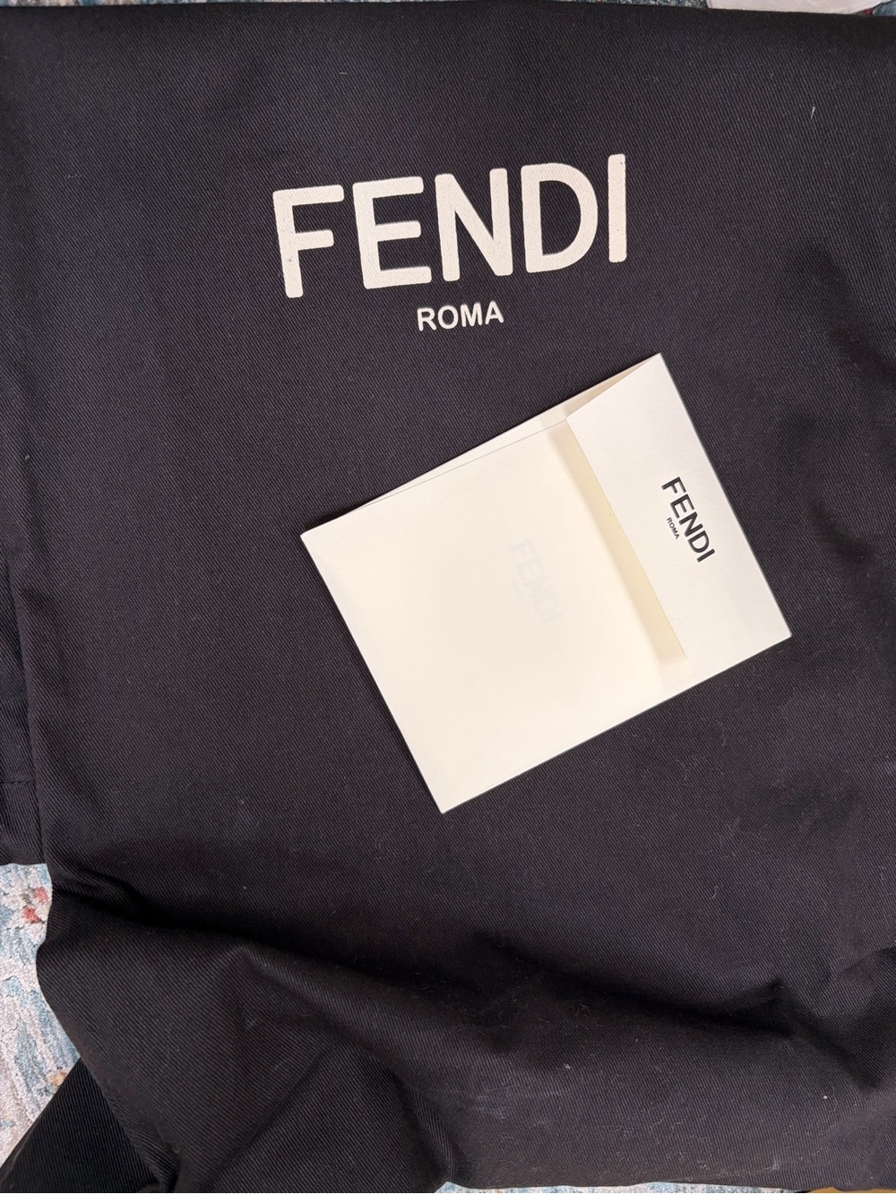 Fendi Prince of Wales coated leather western tall boots, 36, like new - Picture 16 of 16